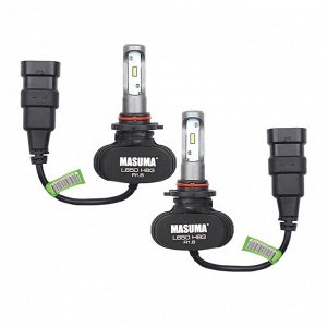 Лампа светодиодная Masuma LED HB3 (9005) (P20d, T12), 12/24В, 18Вт, 6000К, комплект 2 шт