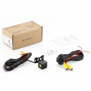 Камера заднего вида Aspect RC-8B, универсальная, c кронштейном, 12В, 170°, IP68, 1280*720, парковочная разметка