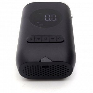 Компрессор портативный Car Air Pump, 25л/мин, 10атм, 2000мАч, цифровой дисплей, фонарь, 4 насадки, арт. CZK-3668