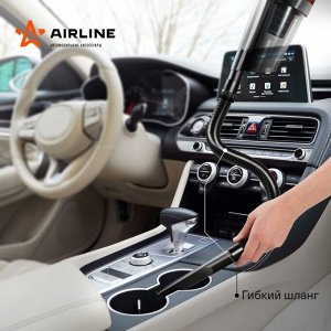 Пылесос автомобильный Airline CYCLONE-2, 12В, 150Вт, 4000Па, пылесборник 500мл, шнур 4м, 3 насадки, гибкий шланг, сумка, арт. VCA-02