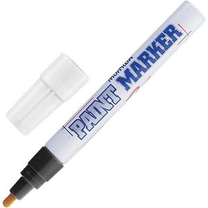 Маркер эмалевый Munhwa Paint Marker, чёрный, перманентный, для различных поверхностей, 4мм