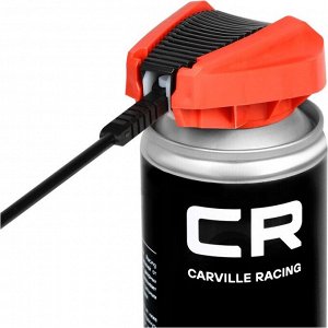 Смазка аэрозольная Carville Racing, многоцелевая, литиевая, с PTFE, белая, баллон 400мл (с мульти-позиционным распылителем 2в1), арт. G7400654