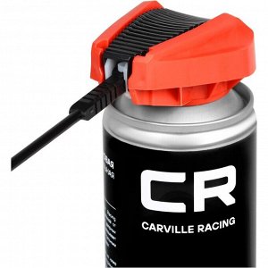 Смазка аэрозольная Carville Racing, силиконовая, для элементов из металла, пластика и резины, баллон 400мл (с мульти-позиционным распылителем 2в1), арт. G7400235