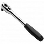 Ключ трещоточный SATA, с квадратом 3/8&quot;, длина 203мм, с фиксатором, арт. 12902/12972
