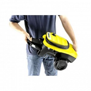 Мойка высокого давления Karcher K4 Compact, 220В, 1.8кВт, 130бар, 420л/ч, длина шланга 6м, с насосом для забора воды, на колёсах, арт. 1.637-310.0/1.637-500.0