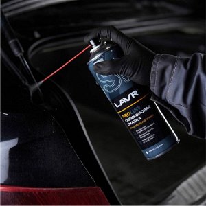 Смазка аэрозольная Lavr ProLine Silicone Spray, для резины и пластика, силиконовая, водостойкая, баллон 650мл, арт. Ln3501