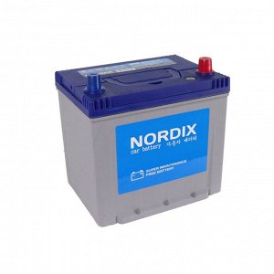 Аккумулятор Nordix 95D23L, 75Ач, CCA 650А, необслуживаемый