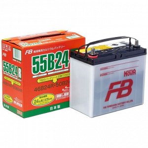 Аккумулятор FB SUPER NOVA 55B24R, 45Ач, CCA 480A, обслуживаемый
