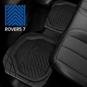 Коврики универсальные CARFORT ROVERS 7 для переднего и заднего ряда, черный цвет, 4шт