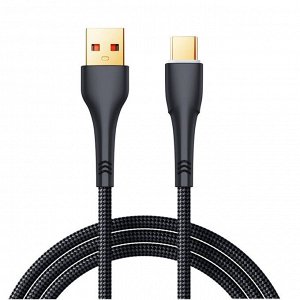 Кабель для мобильных устройств Remax Bosu 66W All-Compatible Fast Charging Data Cable, с USB на USB Type-C, 1.2м, чёрный, арт. RC-C065 F-C