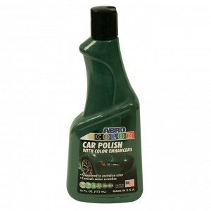 Полироль кузова ABRO Color Car Polish, для восстановления яркости лакокрасочного покрытия зелёных автомобилей, бутылка 473мл, арт. AB-301-GR
