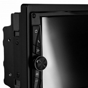 Мультимедийный центр ACV AD-7002, 2 DIN, Android 11, 7" (1024x600), USB/AUX/Bluetooth, 4х50Вт, поддержка камеры заднего вида, с GPS, настраиваемая подсветка