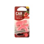 Ароматизатор в дефлектор Kogado Lucky Dog Mini Strawberry (Клубника), полимерный, арт. 3356
