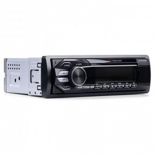Автомагнитола Nakamichi NQ512BR, 1 DIN, USB/AUX/Bluetooth, 4х50Вт, пульт ДУ, красная подсветка