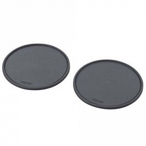 Коврик противоскользящий Carmate Non Slip Sheet, на приборную панель, круглый, с бортом, Ø65 мм, чёрный цвет, 2шт, арт. SZ134