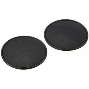 Коврик противоскользящий Carmate Non Slip Sheet, на приборную панель, круглый, с бортом, Ø65 мм, чёрный цвет, 2шт, арт. SZ134