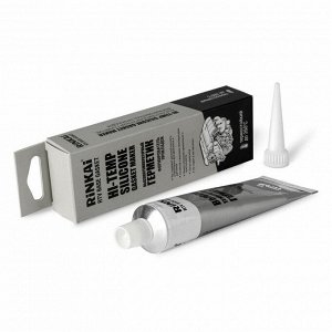 Герметик-прокладка Rinkai RTV Hi-Temp Silicone Gasket Maker, силиконовый, термостойкий, серый, туба 85г, арт. RC9003