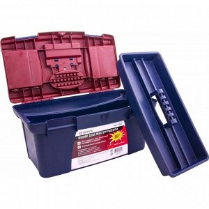 Ящик для инструментов Thorvik 19", пластиковый, размер 490х275х240мм, арт. TB19