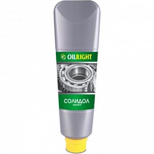 Смазка пластичная OILRIGHT Солидол, эксплуатационно-консервационная, многоцелевая, водостойкая, туба 360г, арт. 6092