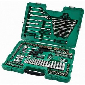 Набор инструментов SATA, под размеры 1/2", 1/4" и 3/8", комплект 150 предметов, арт. 09510 (обновлённый)