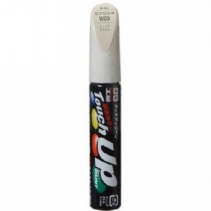Краска для ремонта сколов и царапин Soft 99 Touch Up Paint, цветовой код W09, акриловая, флакон с кисточкой, 12мл, арт. M-65