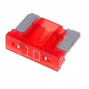 Предохранитель автомобильный, флажковый, мини (LOW PROFILE MINI FL), красный, 10А, комплект 5 шт