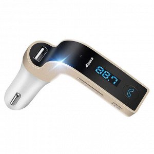 FM-трансмиттер (модулятор) Bluetooth Car Charger, 12/24В, USB / microSD / AUX, Bluetooth, 87.5–108Мгц, поддержка MP3 / WAV / WMA / FLV, арт. CARG7