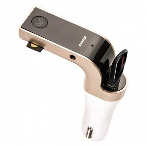 FM-трансмиттер (модулятор) Bluetooth Car Charger, 12/24В, USB / microSD / AUX, Bluetooth, 87.5–108Мгц, поддержка MP3 / WAV / WMA / FLV, арт. CARG7