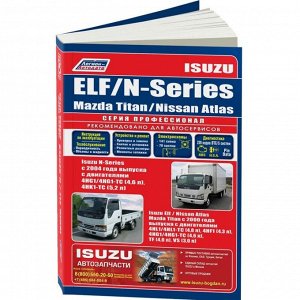 Руководство по эксплуатации, техническому обслуживанию и ремонту Mazda Titan, Nissan Atlas, Isuzu Elf, Isuzu N-Series с дизельным двигателем (2000-2004 гг.)