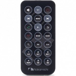 Автомагнитола Nakamichi NQ513BR, 1 DIN, USB/AUX/Bluetooth, 4х50Вт, пульт ДУ, красная подсветка