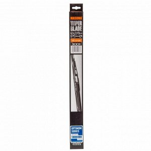 Щетка стеклоочистителя Masuma Optimum 300мм (12") каркасная, летняя, крепления J-Hook, Side Pin, Bayonet, 1 шт, арт. MU-012S