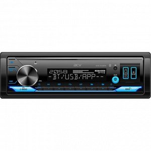 Автомагнитола ACV AVS-940BM, 1 DIN, USB/AUX/microSD/Bluetooth, 4х50Вт, настраиваемая подсветка