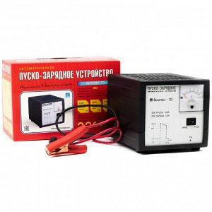 Устройство пуско-зарядное Вымпел-70, автоматический режим, 12В, ток заряда до 10А, ток пуска 80А, для WET, арт. 2014
