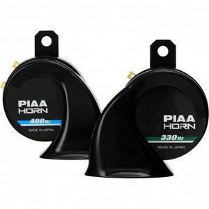 Сигнал звуковой PIAA Sports Horn Super Bass, 12В, частота 330/400Гц, громкость 112дБ, комплект 2 шт