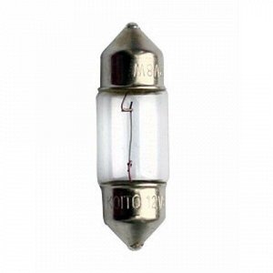 Лампа Koito Festoon (SV8.5, T10x31), 12В, 10Вт, 1 шт, арт. 2254