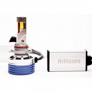 Лампа светодиодная HiVision Z7 Power Bright HB3(9005) (P20d, T12), 12В, 50Вт, 6000К, комплект 2 шт, арт. Л0432