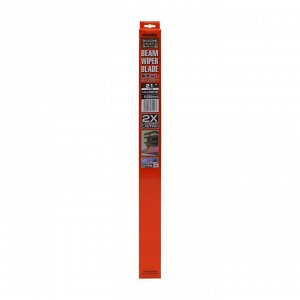 Щетка стеклоочистителя Masuma Silicone 525мм (21") бескаркасная, всесезонная, силиконовая, 13 переходников, 1 шт, арт. MU-021Si