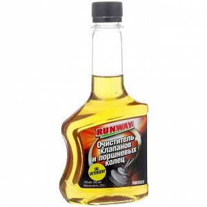 Очиститель клапанов и поршневых колец Runway Oil Detergent, присадка в масло, для бензиновых и дизельных двигателей, бутылка 300мл, арт. RW3033