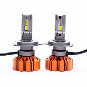Лампа светодиодная HiVision Z1 PRO v2 H4 (P43t, T16), 12В, 20/20Вт (соответствует 60/55Вт), 6000К, комплект 2 шт, арт. Л0457