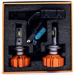 Лампа светодиодная HiVision Z1 PRO v2 H7 (PX26d, T11), 12В, 20Вт (соответствует 55Вт), 6000К, комплект 2 шт, арт. Л0458
