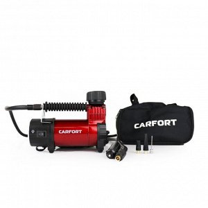 Компрессор автомобильный Carfort Force-30, 12В, 5А, 30л/мин, 10атм, фонарь