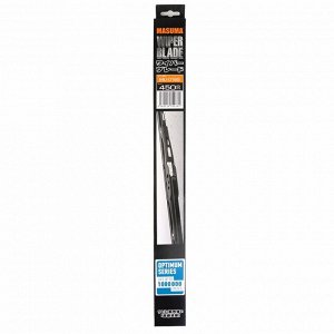 Щетка стеклоочистителя Masuma Optimum 450мм (18") каркасная, летняя, крепления J-Hook, Side Pin, Bayonet, 1 шт, арт. MU-018S