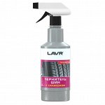 Полироль (чернитель) шин Lavr Black Tire Conditioner With Silicone, с силиконом, глянцевый блеск, защита от старения, бутылка с триггером 500мл, арт. Ln1475
