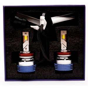 Лампа светодиодная HiVision Z7 Power Bright H11 (PGJ19-2, T11), 12В, 50Вт, 6000К, комплект 2 шт, арт. Л0430