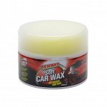 Полироль кузова Runway Soft Car Wax, с воском карнауба, с приданием блеска и защитой от погодных условий, банка 300г, (+губка), арт. RW6093