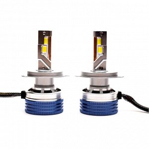 Лампа светодиодная HiVision Z7 Power Bright H4 (P43t, T16), 12В, 50/50Вт, 6000К, комплект 2 шт, арт. Л0428