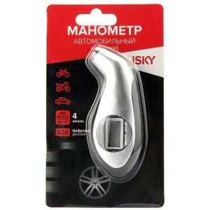 Манометр шинный iSky, цифровой, 7.5атм, с подсветкой, арт. iPG-1E