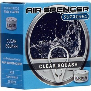 Ароматизатор на торпедо Eikosha Spirit Refill Clear Squash (Чистая свежесть), меловой, баночка 40г, арт. A-24