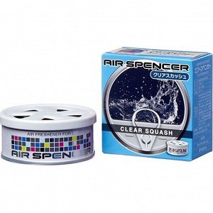 Ароматизатор на торпедо Eikosha Spirit Refill Clear Squash (Чистая свежесть), меловой, баночка 40г, арт. A-24