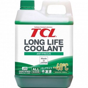 Антифриз TCL Long Life Coolant Green, LLC, зелёный, -40°C, 2л, арт. LLC00857